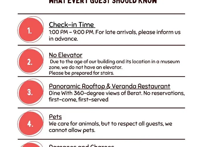 White House & Restaurant - Since 1999 * Berat